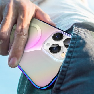 Kingxbar PQY Nebula Series Magnetic Case for iPhone 13 Housing Clear Cover (MagSafe Compatible)