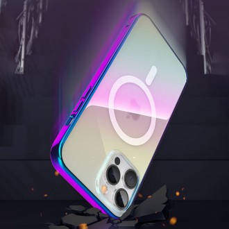 Kingxbar PQY Nebula Series Magnetic Case for iPhone 13 Housing Clear Cover (MagSafe Compatible)
