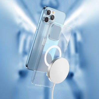 Kingxbar PQY Crystal Series Magnetic Case for iPhone 13 Pro Max Housing Clear Cover (MagSafe Compatible)