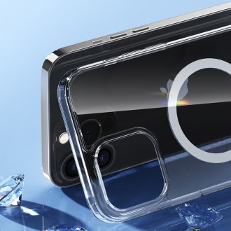 Kingxbar PQY Crystal Series Magnetic Case for iPhone 13 Housing Clear Cover (MagSafe Compatible)