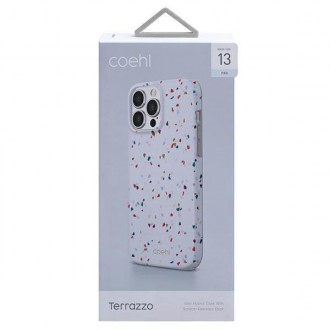 UNIQ etui Coehl Terrazzo iPhone 13 Pro / 13 6,1" biały/natural white
