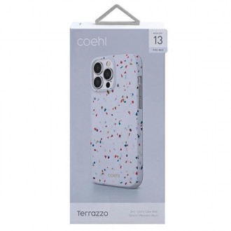 UNIQ etui Coehl Terrazzo iPhone 13 Pro Max 6,7" biały/natural white