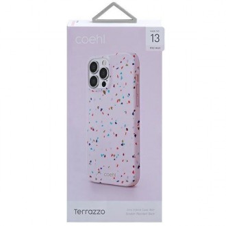 UNIQ etui Coehl Terrazzo iPhone 13 Pro Max 6,7" różowy/blush pink