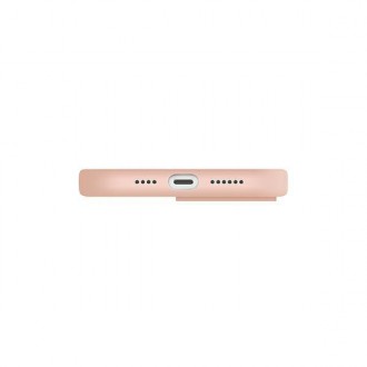 UNIQ etui Lino Hue iPhone 13 6,1" różowy/blush pink MagSafe