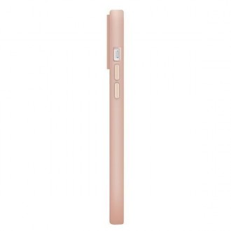 UNIQ etui Lino Hue iPhone 13 Pro / 13 6,1" różowy/blush pink MagSafe