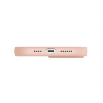 UNIQ etui Lino iPhone 13 6,1" różowy/blush pink