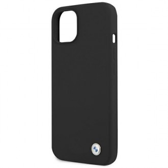 Etui BMW BMHCP13MSILBK iPhone 13 6,1" czarny/black hardcase Silicone Signature