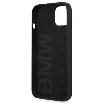 Etui BMW BMHCP13MSILBK iPhone 13 6,1" czarny/black hardcase Silicone Signature