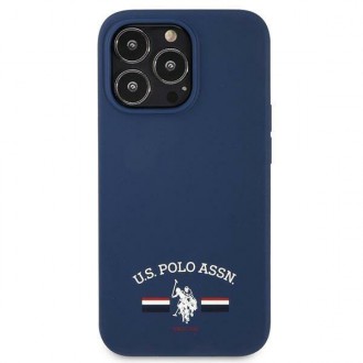 US Polo USHCP13LSFGV iPhone 13 Pro / 13 6,1" granatowy/navy Silicone Collection