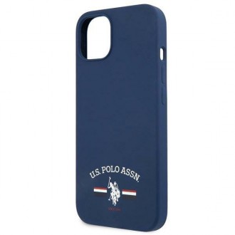 US Polo USHCP13MSFGV iPhone 13 6,1" granatowy/navy Silicone Collection