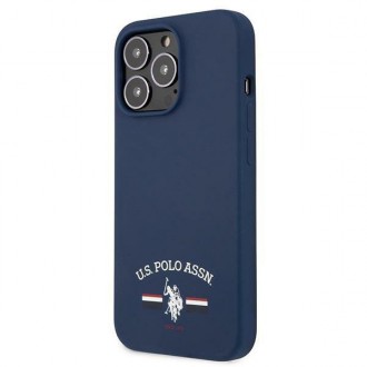 US Polo USHCP13XSFGV iPhone 13 Pro Max 6,7" granatowy/navy Silicone Collection