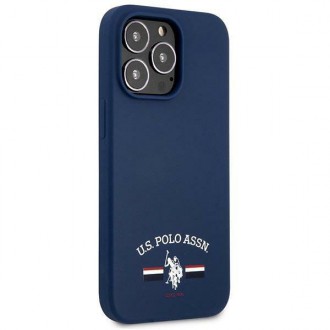 US Polo USHCP13XSFGV iPhone 13 Pro Max 6,7" granatowy/navy Silicone Collection