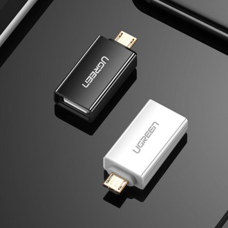 [RETURNED ITEM] Ugreen adapter micro USB adapter - USB 2.0 OTG white (US195)