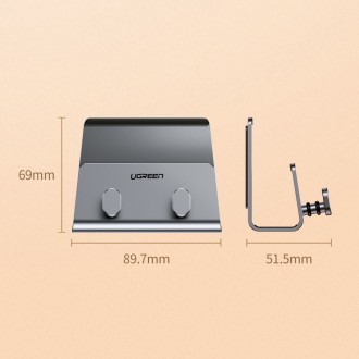Ugreen metal wall mount for smartphone tablet black (LP193)