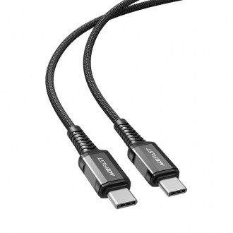 Acefast cable USB Type C - USB Type C 1.2m, 60W (20V / 3A) black (C1-03 black)