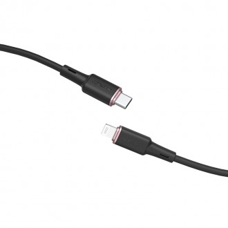 Acefast cable MFI USB Type C - Lightning 1.2m, 30W, 3A black (C2-01 black)