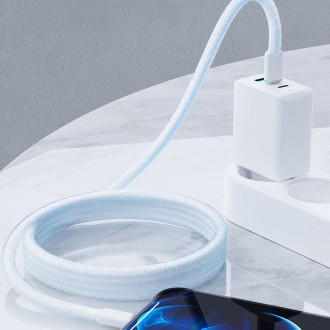 Acefast cable MFI USB Type C - Lightning 1.2m, 30W, 3A white (C2-01 white)