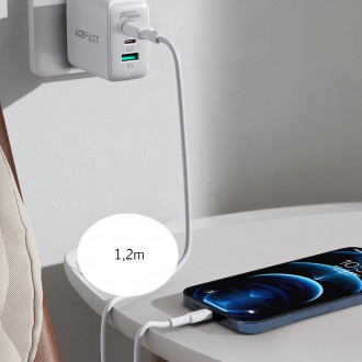 Acefast cable MFI USB Type C - Lightning 1.2m, 30W, 3A white (C2-01 white)