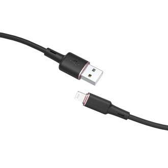 Acefast cable MFI USB - Lightning 1.2m, 2.4A black (C2-02 black)