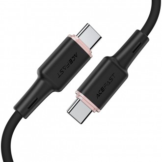 Acefast cable USB Type C - USB Type C 1.2m, 60W (20V / 3A) black (C2-03 black)