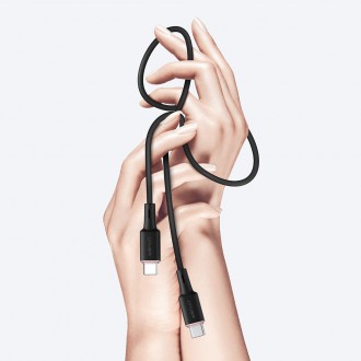 Acefast cable USB Type C - USB Type C 1.2m, 60W (20V / 3A) black (C2-03 black)