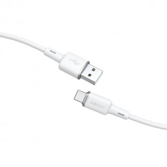Acefast USB cable - USB Type C 1.2m, 3A white (C2-04 white)