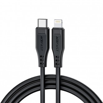 Acefast cable MFI USB Type C - Lightning 1.2m, 30W, 3A black (C3-01 black)