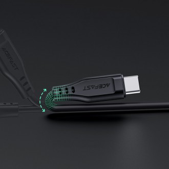 Acefast cable MFI USB Type C - Lightning 1.2m, 30W, 3A black (C3-01 black)