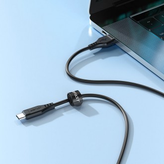 Acefast USB cable - USB Type C 1.2m, 3A black (C3-04 black)
