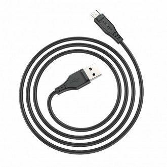 Acefast USB cable - micro USB 1.2m, 2.4A black (C3-09 black)