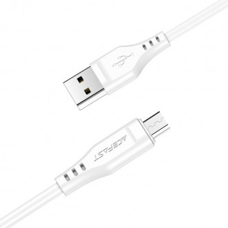 Acefast USB cable - micro USB 1.2m, 2.4A black (C3-09 black)