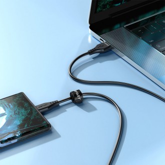 Acefast USB cable - micro USB 1.2m, 2.4A black (C3-09 black)