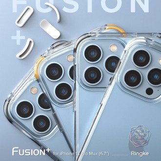 Ringke Fusion + Combo Armored Case for iPhone 13 Pro Max Housing Cover with Gel Frame, Strap - Yellow (FPB578E67)