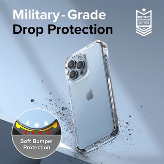 Ringke Fusion + Combo Armored Case for iPhone 13 Pro Max Housing Cover with Gel Frame, Strap - Yellow (FPB578E67)