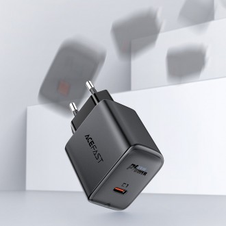 Acefast fast charger USB Type C 20W Power Delivery black (A1 EU black)