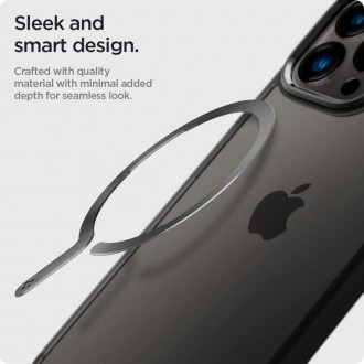 Spigen ONETAP MAGNETICKÝ PRSTENOVÝ ADAPTÉR MAGSAFE MATNÁ ČERNÁ