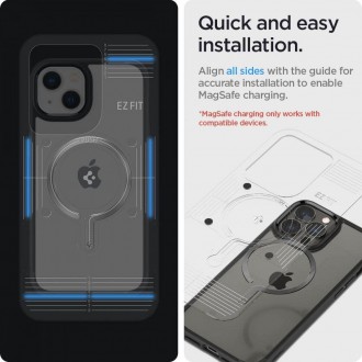 Spigen ONETAP MAGNETICKÝ PRSTENOVÝ ADAPTÉR MAGSAFE MATNÁ ČERNÁ