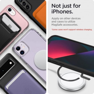 Spigen ONETAP MAGNETICKÝ PRSTENOVÝ ADAPTÉR MAGSAFE MATNÁ ČERNÁ