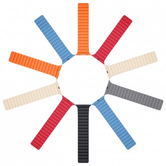 Dux Ducis Magnetic Strap Watch Strap 7/6/5/4/3/2 / SE (41/40 / 38mm) Magnetic Band Blue (Chain Version)