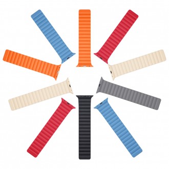 Dux Ducis Magnetic Strap Watch Strap 7/6/5/4/3/2 / SE (41/40 / 38mm) Magnetic Band Blue (Chain Version)