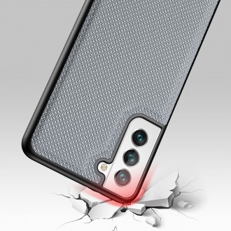 Dux Ducis Fino case is made of nylon material for Samsung Galaxy S22 blue