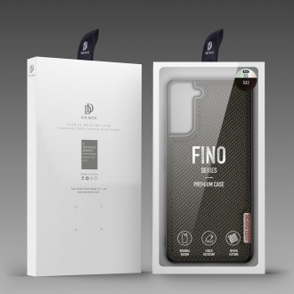 Dux Ducis Fino case is made of nylon material for Samsung Galaxy S22 green
