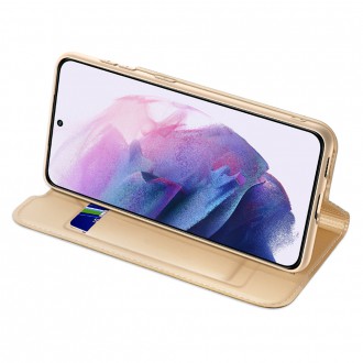 Dux Ducis Skin Pro Holster Cover Flip Cover for Samsung Galaxy S22 gold