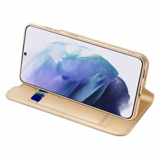 Dux Ducis Skin Pro Holster Cover Flip Cover for Samsung Galaxy S22 + (S22 Plus) gold