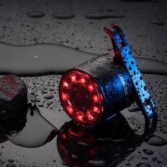 [RETURNED ITEM] Wozinsky LED rear bicycle light with micro USB red light 5 modes black (WRBLB2)