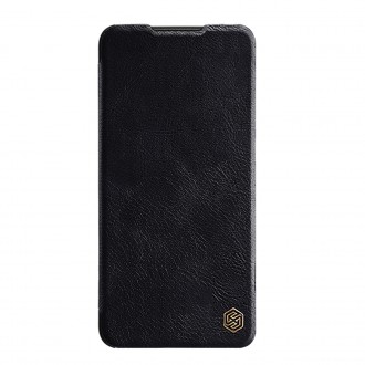 Nillkin Qin Case Case for Xiaomi Redmi Note 11T 5G / Note 11S 5G / Note 11 5G (China) / Poco M4 Pro 5G Camera Protector Holster Cover Flip Cover Black