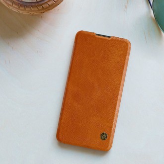 Nillkin Qin Case Case for Xiaomi Redmi Note 11T 5G / Note 11S 5G / Note 11 5G (China) / Poco M4 Pro 5G Camera Protector Holster Cover Flip Cover Black