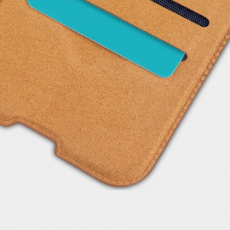 Nillkin Qin Case Cover for Xiaomi Redmi Note 11 Pro+ (Čína) / Redmi Note 11 Pro (Čína) / Mi11i HyperCharge Camera Protector Holster Cover Flip Case Br