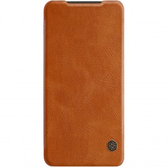 Nillkin Qin Case Case For Samsung Galaxy A33 5G Camera Protector Holster Cover Flip Cover Brown