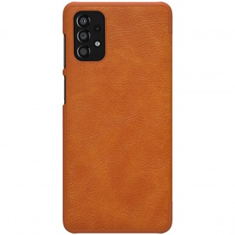 Nillkin Qin Case Case For Samsung Galaxy A33 5G Camera Protector Holster Cover Flip Cover Brown